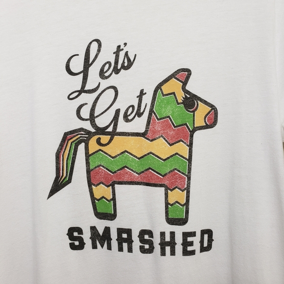 Canvas let's get smashed piñata graphic t-shirt - Picture 2 of 7